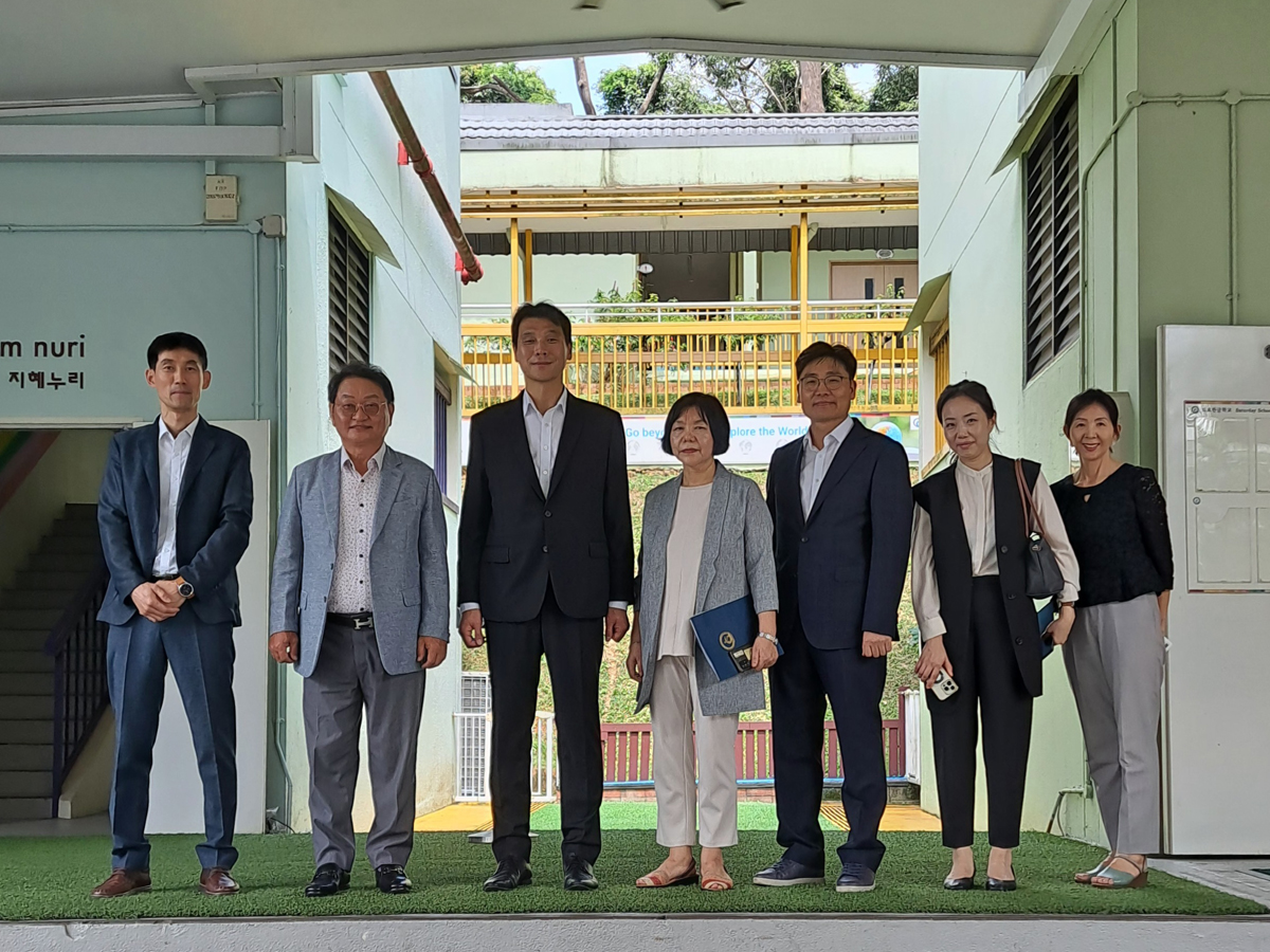 주싱가포르대한민국대사관 홍진욱 대사 학교 방문