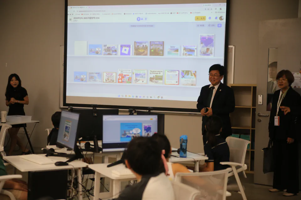 최교진 교육부장관님 학교 방문